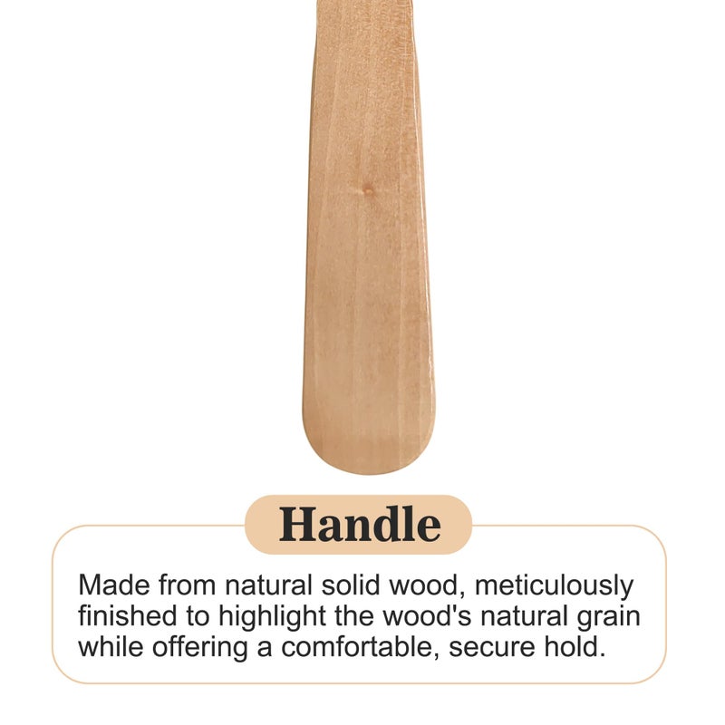 SUNBIRD Men's Beard Brush with Boar Bristles, Soft Beard Brush for Styling & Daily Grooming, Slick Back Hair Brush for Smooth & Shiny Hair, 3 Models to Choose From - Image 3